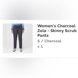 Figs limited edition Pride collection Yola skinny pants in charcoal